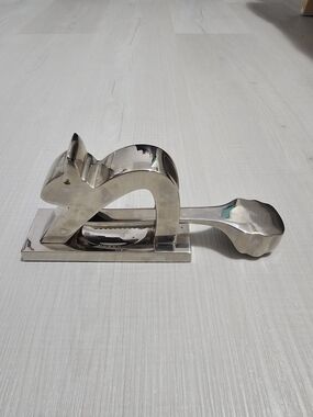 Crate&Barrel Silver Fox Nutcracker